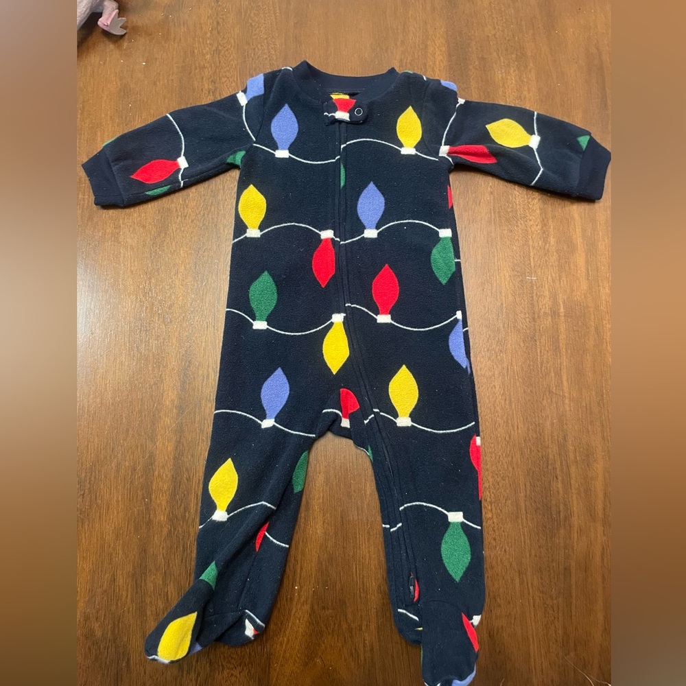 Carter's Navy One Piece with Colorful Lights